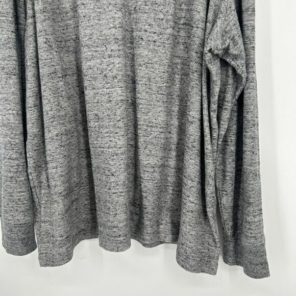 Alesbury Knit Henley Shirt Sweater Heather Gray Long Sleeve Size XXXL Tall - Picture 8 of 10